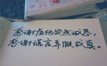 善意的谎言作文800字7篇