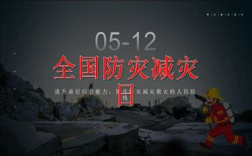 防震减灾主题活动方案6篇