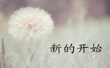 新的开始,作文参考8篇