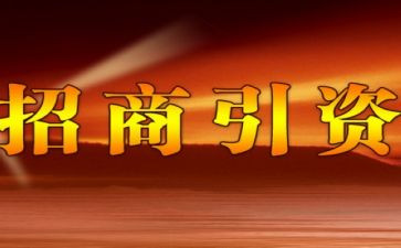 招商工作总结报告5篇