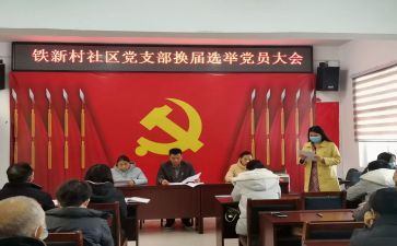 社区党支部换届工作总结6篇